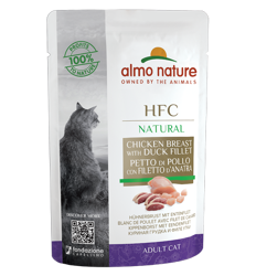 HFC Natural Cat-Petto di Pollo e Filetto d'Anatra-55g