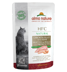 HFC Natural Cat-Filetto di Pollo con Prosciutto-55g