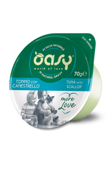Oasy Wet Cat More Love - Tonno con Canestrello - 70g