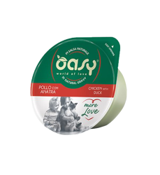 Oasy Wet Cat More Love - Pollo con Anatra - 70g