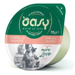 Oasy Wet Cat More Love - Tonno con Salmone - 70g