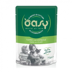 Oasy Wet Cat More Love - Tonno con Vongole - 70g
