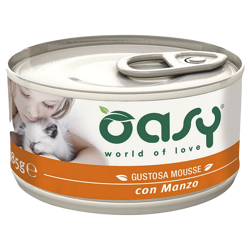 Oasy Wet Cat CAPRICE - Mousse con Manzo - 85g