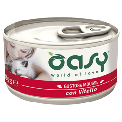 Oasy Wet Cat CAPRICE - Mousse con Vitello - 85g