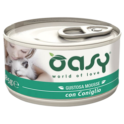 Oasy Wet Cat CAPRICE - Mousse con Coniglio - 85g
