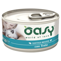 Oasy Wet Cat CAPRICE - Mousse con Trota - 85g
