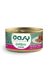 Oasy Wet Cat CAPRICE - Terrina con Anatra e Verdure - 85g