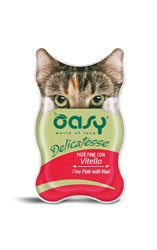 Oasy Wet Cat DELICATESSE - Paté con Vitello - 85g