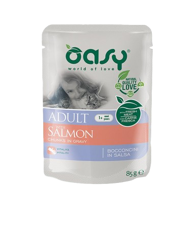 Oasy Wet Cat Bocconcini Adult - Salmone - 85g