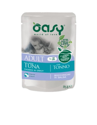 Oasy Wet Cat Bocconcini Adult - Tonno - 85g