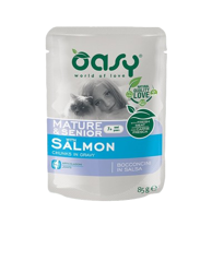 Oasy Wet Cat Bocconcini Mature Senior - Salmone - 85g