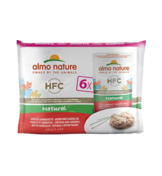 HFC Natural Cat Mega Pack 6 pezzi - Pollo e Gamberetti