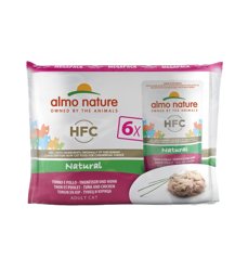 HFC Natural Cat Mega Pack 6 pezzi - Tonno e Pollo 