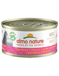 HFC Jelly Cat-Salmone e Pollo-70g