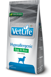 VET LIFE Natural Dog - Hypoallergenic Uova e Riso - 2kg