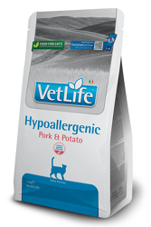 VET LIFE Natural Cat - Hypoallergenic Maiale e Patate - 400g