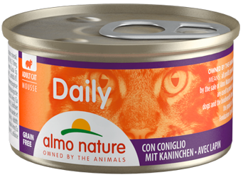 DAILY Cat Mousse-Coniglio-85g