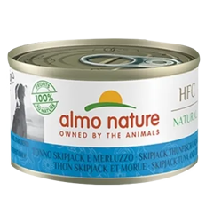 HFC Natural Dog-Tonno Skipjack e Merluzzo-95g