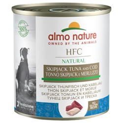 HFC Natural Dog-Tonno Skipjack e Merluzzo-290g