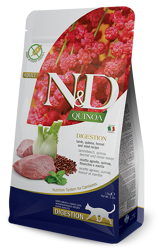 N&D QUINOA Cat Adult Digestion - Agnello, Finocchio e Menta - 300g