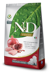 N&D PRIME Dog Puppy Pollo e Melograno - Medium Maxi - 12kg