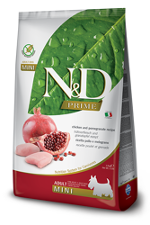 N&D PRIME Dog Adult Pollo e Melograno - Mini - 2.5kg