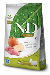 N&D PRIME Dog Adult Cinghiale e Mela - Mini - 800g