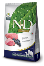 N&D PRIME Dog Adult Agnello e Mirtillo - Medium Maxi - 12kg