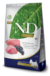 N&D PRIME Dog Adult Agnello e Mirtillo - Mini - 800g