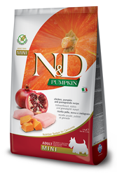 N&D PUMPKIN Dog Adult Pollo e Melograno - Mini - 2.5kg