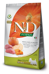 N&D PUMPKIN Dog Adult Cinghiale e Mela - Mini - 800g