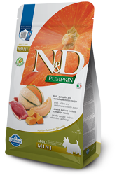 N&D PUMPKIN Dog Adult Anatra e Melone Cantalupo - Mini - 2kg