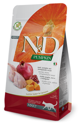 N&D PUMPKIN Cat Adult Quaglia e Melograno - 300g