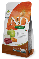 N&D PUMPKIN Cat Adult Cervo e Mela - 1.5kg