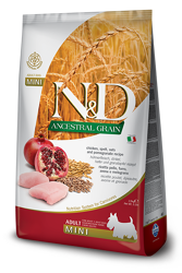 N&D ANCESTRAL Dog Adult Pollo e Melograno - Mini - 800g