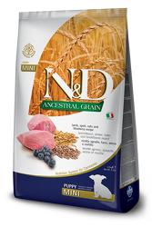 N&D ANCESTRAL Dog Puppy Agnello e Mirtillo - Mini - 7kg