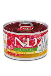 N&D DOG QUINOA - Skin&Coat Quaglia e Cocco - 140g