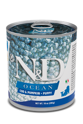 N&D DOG OCEAN Puppy - Merluzzo e Zucca - 285g
