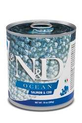 N&D DOG OCEAN Adult - Salmone e Merluzzo - 285g