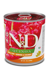 N&D DOG  QUINOA - Skin&Coat Aringa e Cocco - 285g