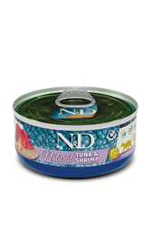 N&D CAT NATURAL TUNA & SHRIMP