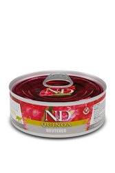 N&D QUINOA CAT NEUTERED PORK