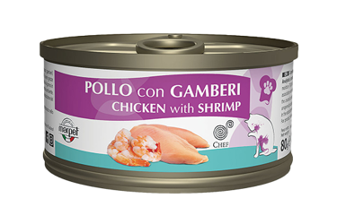 Chef - Pollo con Gamberi - 80g