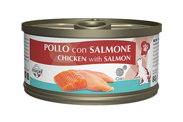 Marpet Chef - Pollo con Salmone - 80g