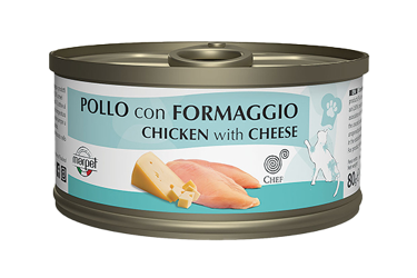 Marpet Chef - Pollo con Formaggio - 80g