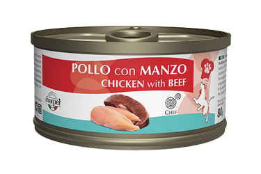 Marpet Chef - Pollo con Manzo - 80g