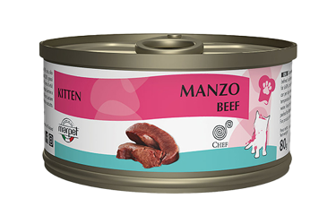 Marpet Chef Kitten - Manzo - 80g