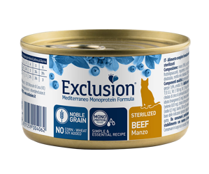NOBLE GRAIN CAT Sterilized - Manzo - 85g