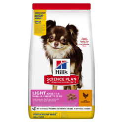  Hill's Science Plan Light Adult Pollo - Small e Mini - 1.5kg