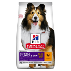 Hill's Science Plan Sensitive Stomach & Skin Adult Pollo - Medium - 12kg